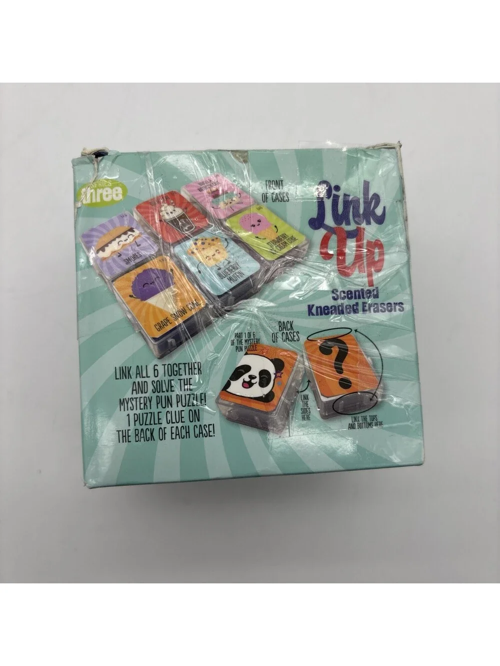 Raymond Link Up Scented Kneaded Erasers (Series Three - 36 Pieces) Box Torn, NEW